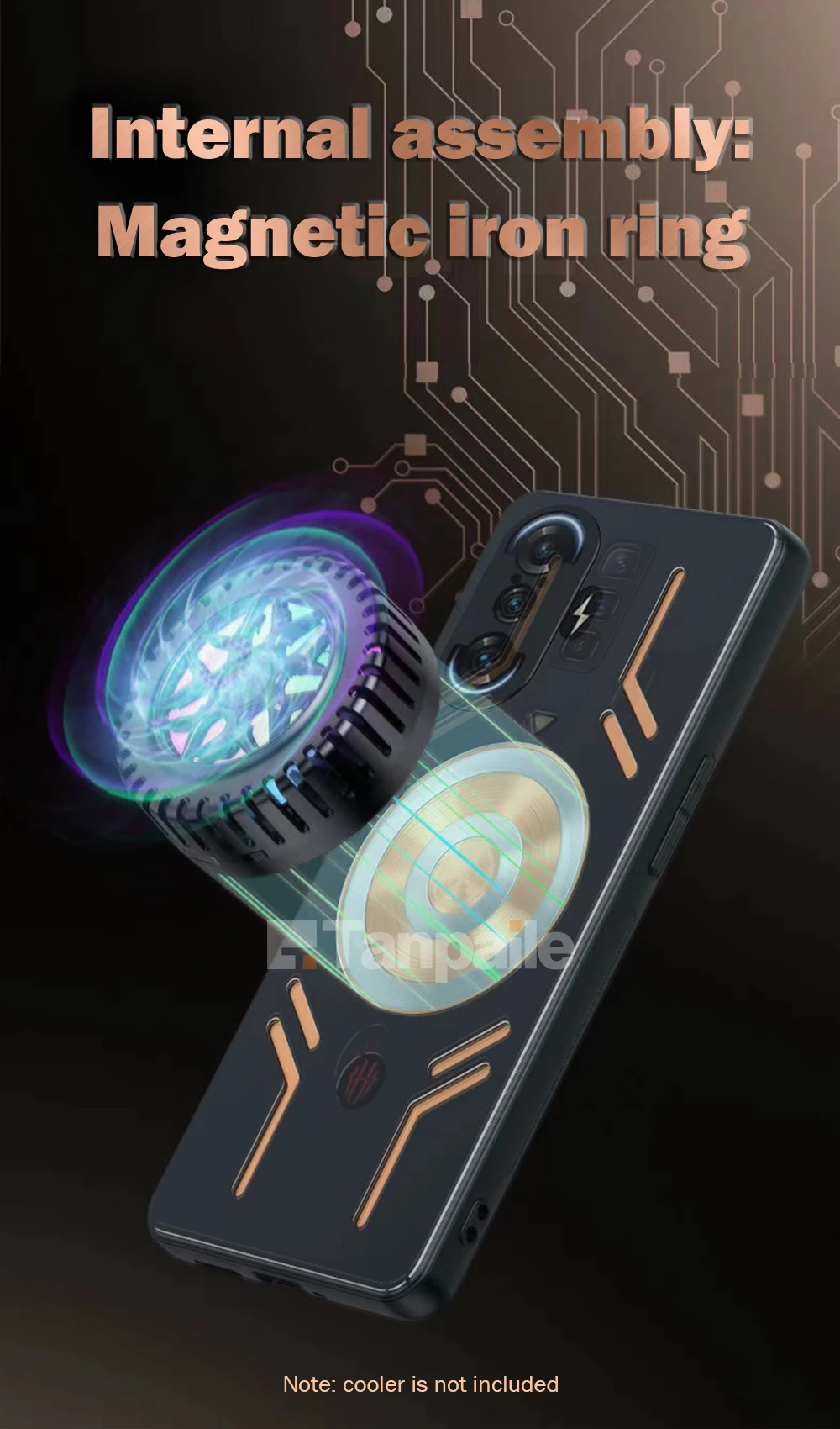 Magnetic Cooling Phone Case For Redmi K40 Gaming K50 K60 Pro Ultra K40S POCO F4 GT F3 F5 PRO Copper Heat Dissipation Metal Cover