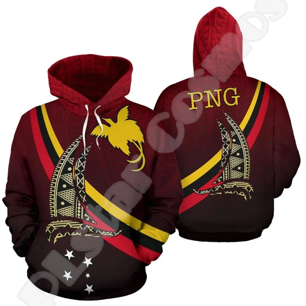 

NewFashion Islands Country Flag Papua New Guinea Culture Tribal Tattoo Retro 3DPrint Pullover Harajuku Casual Hoodies Jacket M17