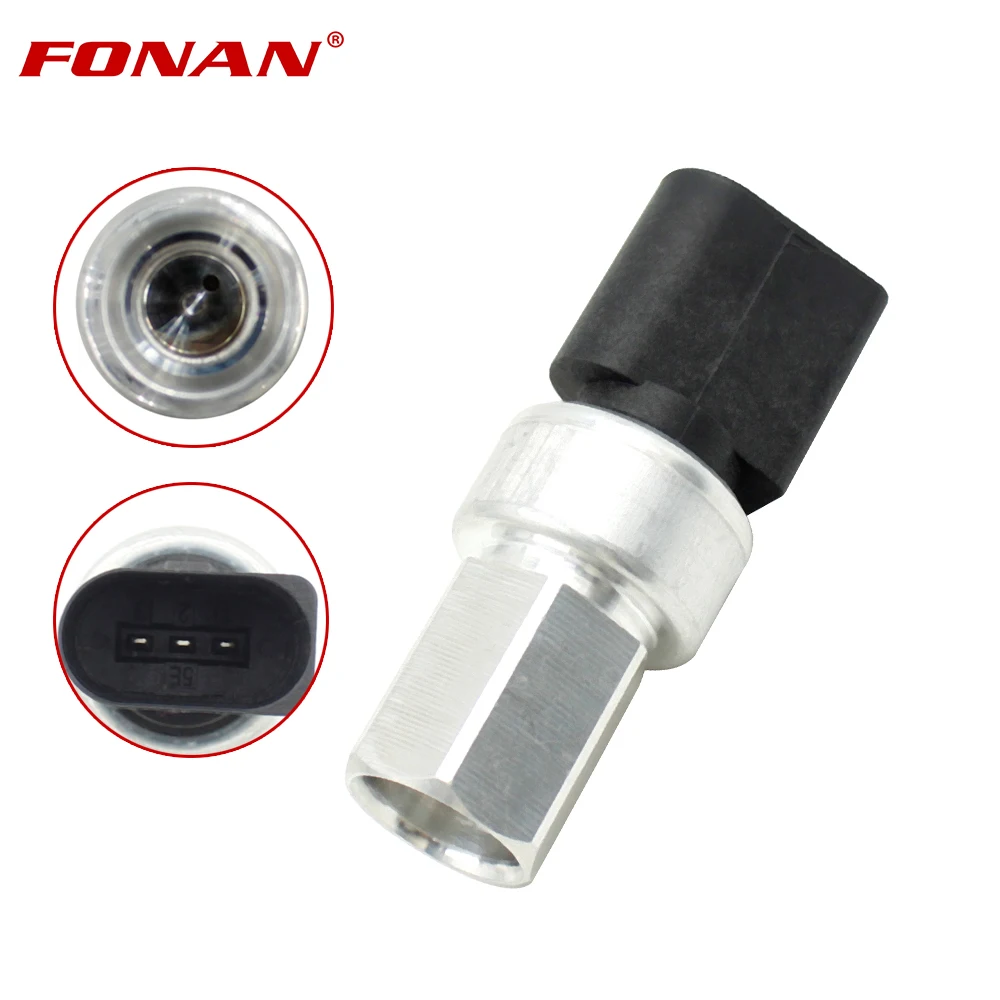 FONAN AC Air Conditioning Pressure Switch Sensor For VW Golf VI 5K1 1.4 TSI Hatchback Petrol Engine CAXA 2008 - 2012 1K0959126D