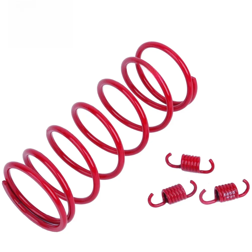 Glixal High Performance Racing ATV Scooter Torque Spring Sprężyny sprzęgła GY6 125cc 150cc 157QMJ 152QMI Silnik (2000 obr./min, czerwony) — zdjęcie 2