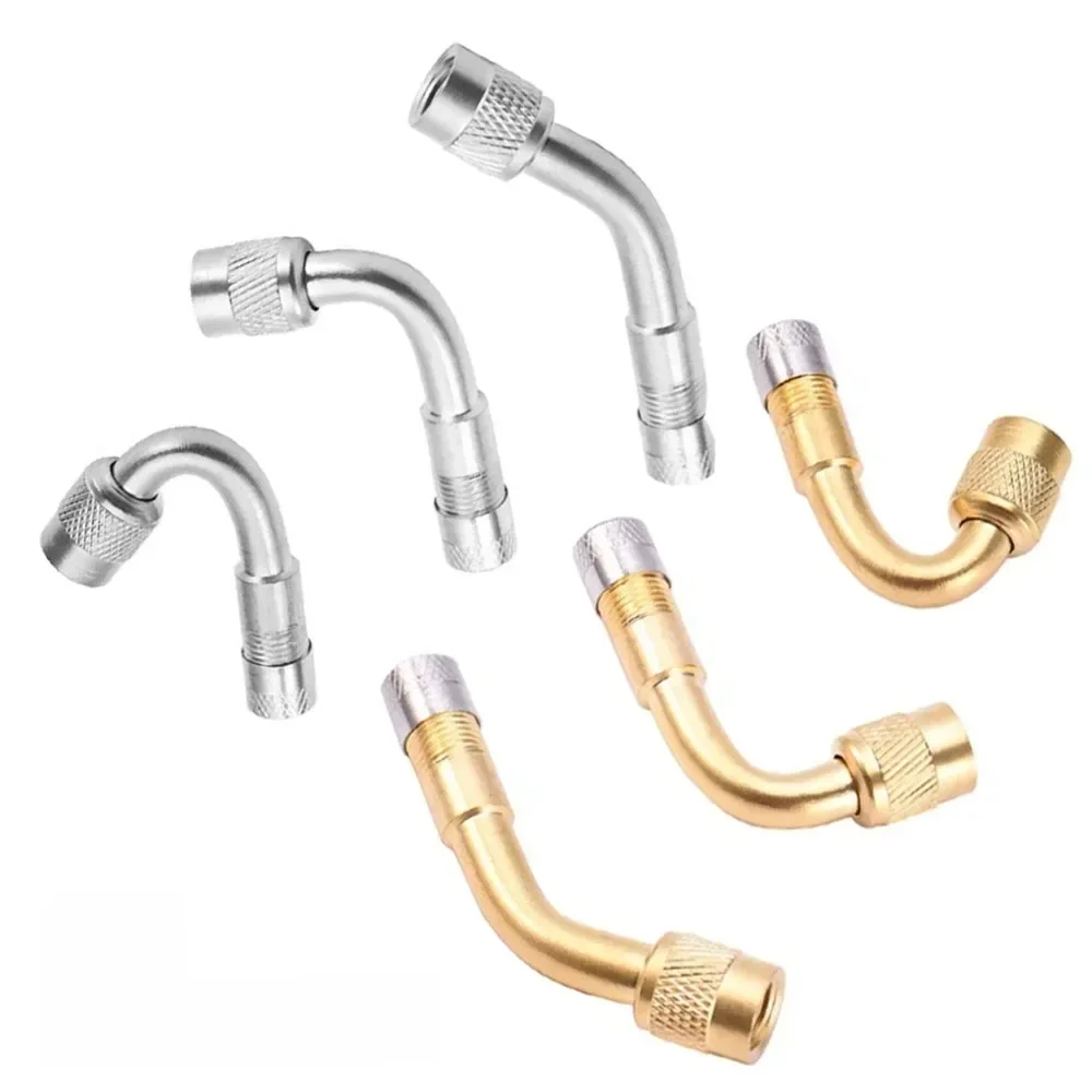 AliExpress 3pcs/set Motorcycle 45 90 135 Degree Angle Bent Valve Adaptor Tyre Tube Valve Extension Adapter for Truck Car Moto Bike