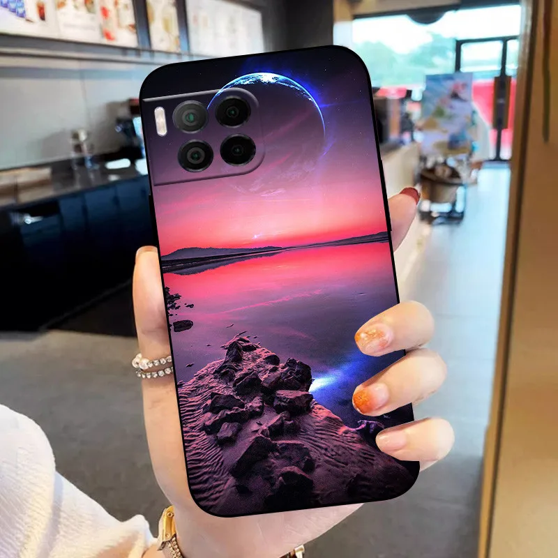 For T-Mobile Revvl 7 Pro 5G Case Flower TPU Soft Silicone Phone Cases Back Cover for T-Mobile REVVL7 PRO Colorful Painted Capa