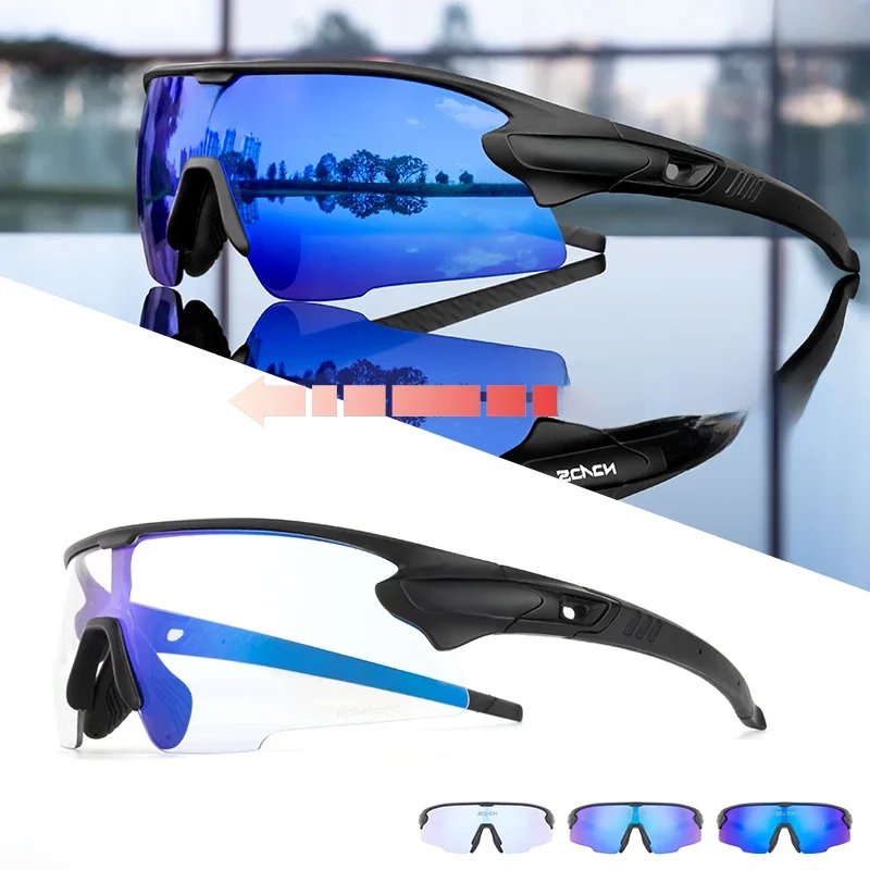 AliExpress SCVCN Cycling Glasses Red Photochromic Cycling Sunglasses UV400 Outdoor Bike Eyewear Sports Dark Glasses Bicycle Goggles MTB Glasses