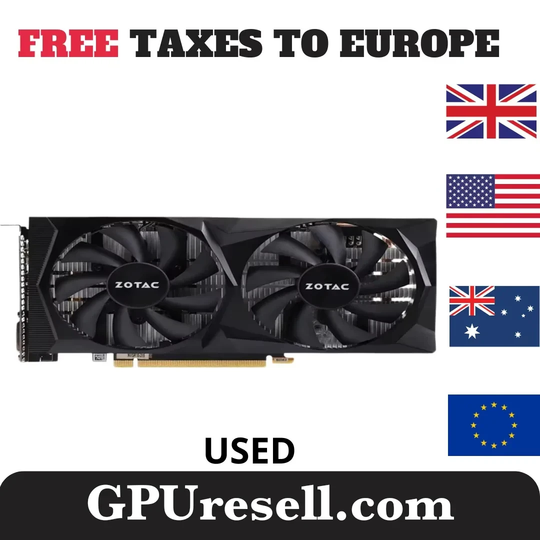 2024 Used ZOTAC GTX 1660Ti 6GB 1660 Super GAMING Video Cards GTX 1660 Ti 6G GDDR6 192bit GPU Graphic Card