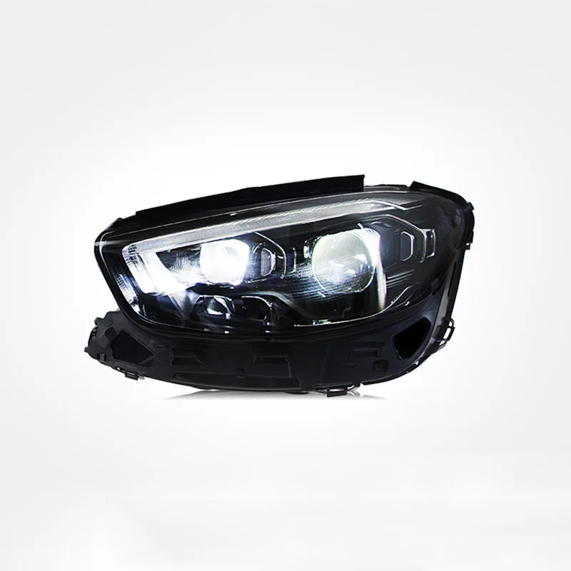 1 Set Head Lamp For Mercedes-Benz 2021 E-class W213 Headlight Assembly E260 E300 Modified LED DRL Daytime Running Light Lens