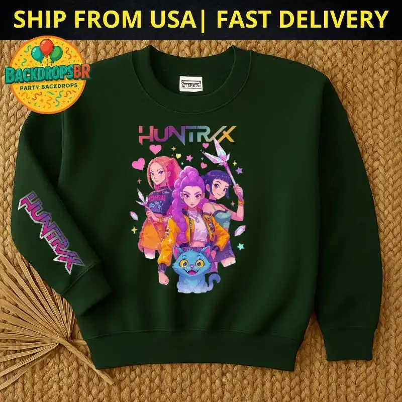 

Kpop Demons hunters Sweatshirt Huntrix Hoodie Kpop sweater | Rumi Fast delivery Ship from USA