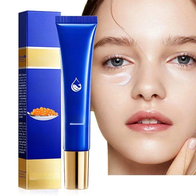 1/2/3 pièces SADOER Caviar acide hyaluronique crème pour les yeux Anti cernes élimination yeux sacs anti-âge hydratant yeux soins de la peau