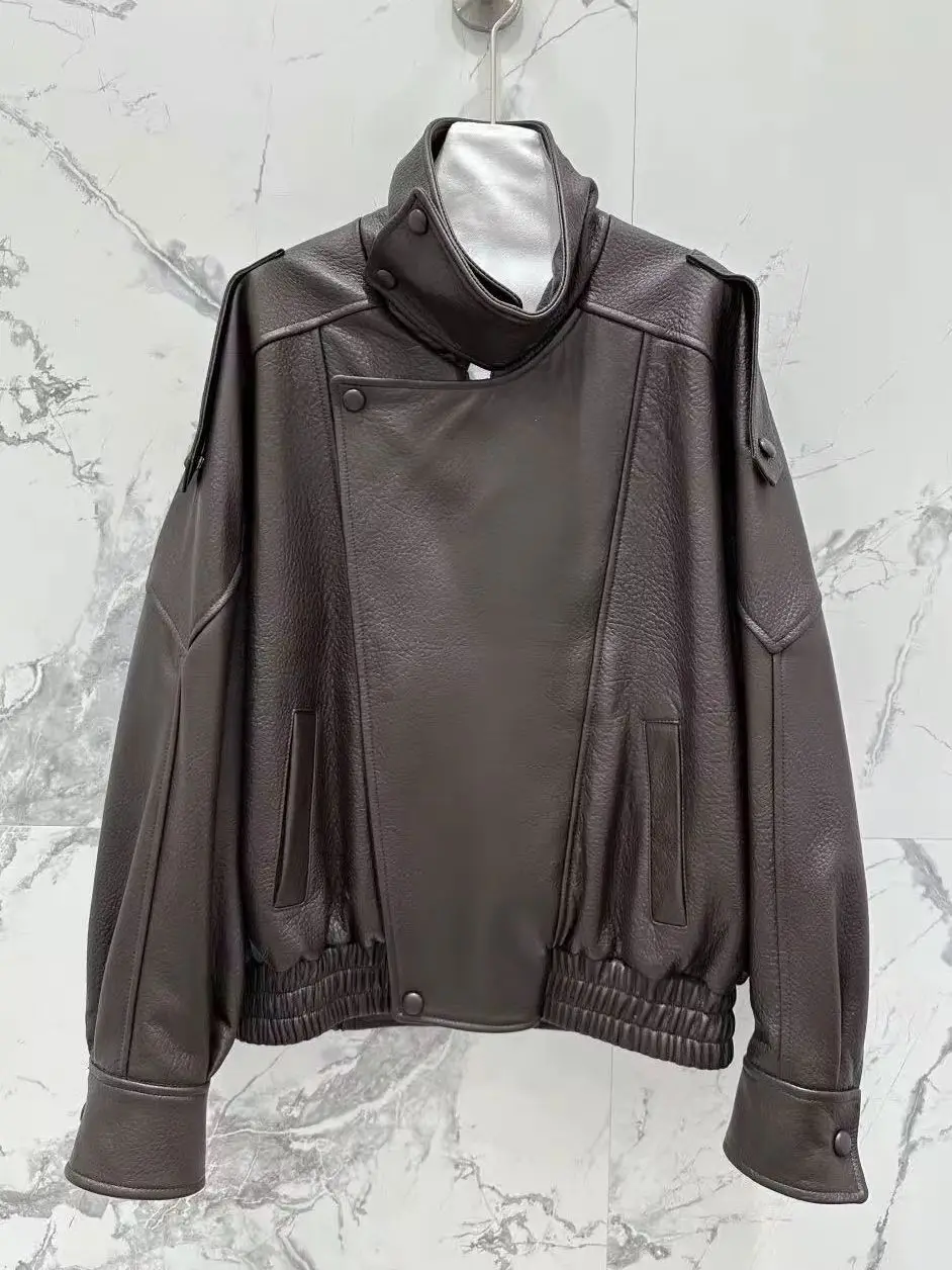 

Exclusive Classic High-End Quality Versatile Motorcycle Style Leather Jacket
