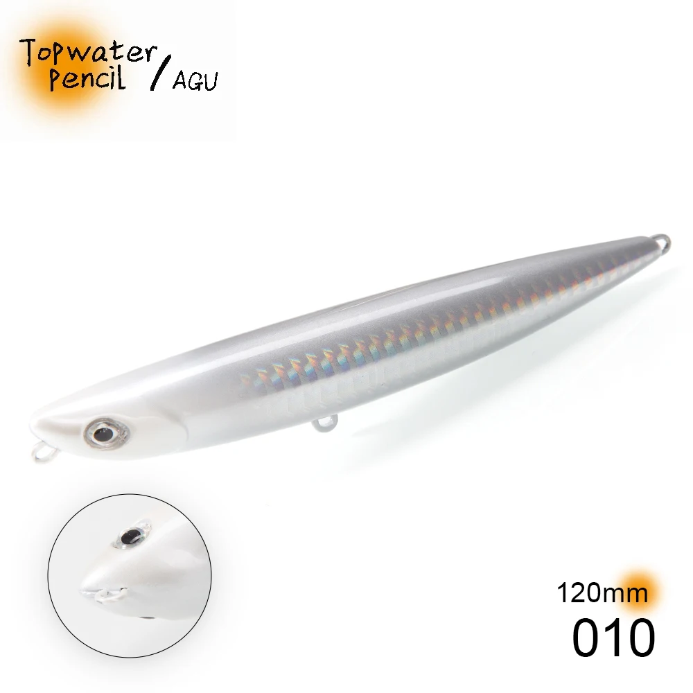 Hunthouse Topwater Pencil Angelköder 90mm/11,5g 120mm/26g Oberflächenköder WTD Top Walkers Pesca für Bass und Forelle