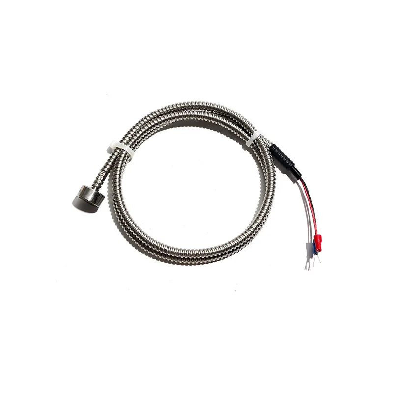 K-Type Magnetic Mount Thermocouple Sensor Heavy-Duty Magnetic Flexible Metal Conduit with Guard Sleeve 0.5M-10M