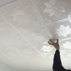 35*35cm Waterproof Bed Room Decor Decoration Wallpaper Anti-collision Peel and Stick Ceiling 3d Wall Stickers Background Home