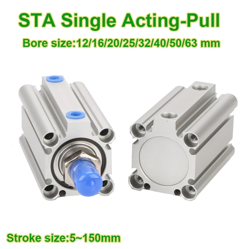 

STA-S односторонний Тяговый Однорычажный компактный пневматический цилиндр STA-12/16/20/25/32/40/50/63-5/10/15/20/25/30/35/40/45/50/60