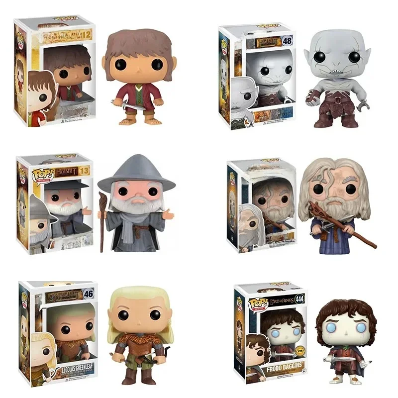 Funko Pop Hobbit Légolas Feuille Verte 46 # Azog 48 # Le Seigneur des 13 # GANDALF 45 # 443 # Les anneaux figurine en vinyle modèle jouets cadeau pour enfants