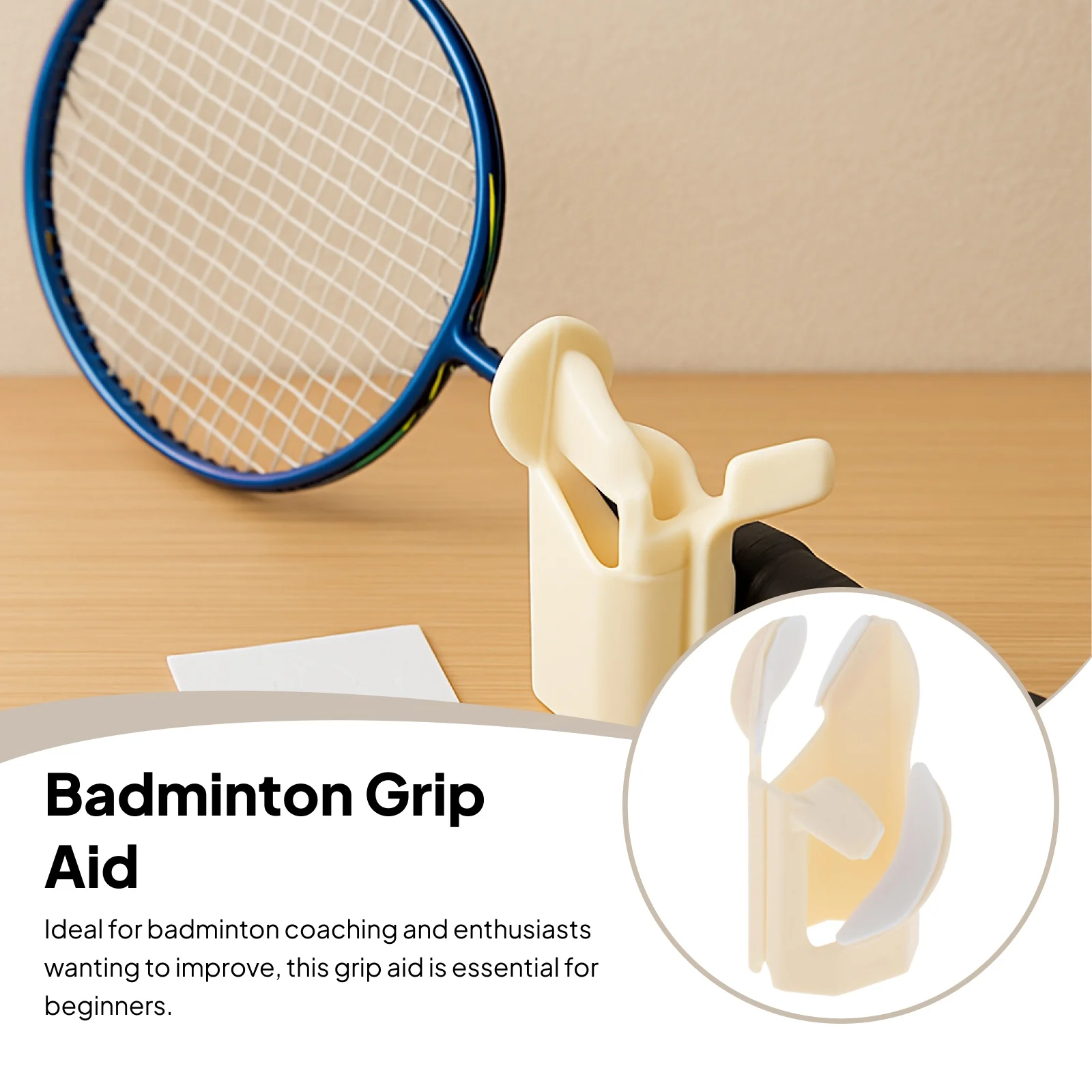 

Коррекция теннисного захвата, тренажер для ручки для бадминтона, портативный корректор осанки с веслом, тренировочный инструмент для занятий спортом на открытом воздухе, теннис