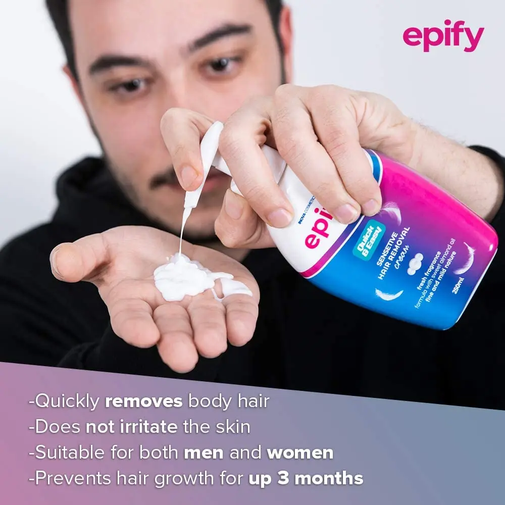 Epify Hair Removal Cream, 8.45 Fl Oz