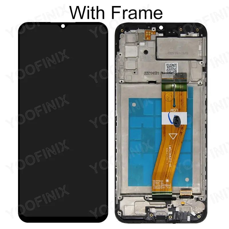 Tela Frontal Display do Galaxy A02S LCD Touch Completo COM ARO