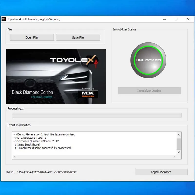 Toyolex4 Toyolex 4 With Unlimited Keygen IMMO off for Denso for Lexus Car DTC Disable Software ECU Tool PK Toyolex3 Toyolex 3