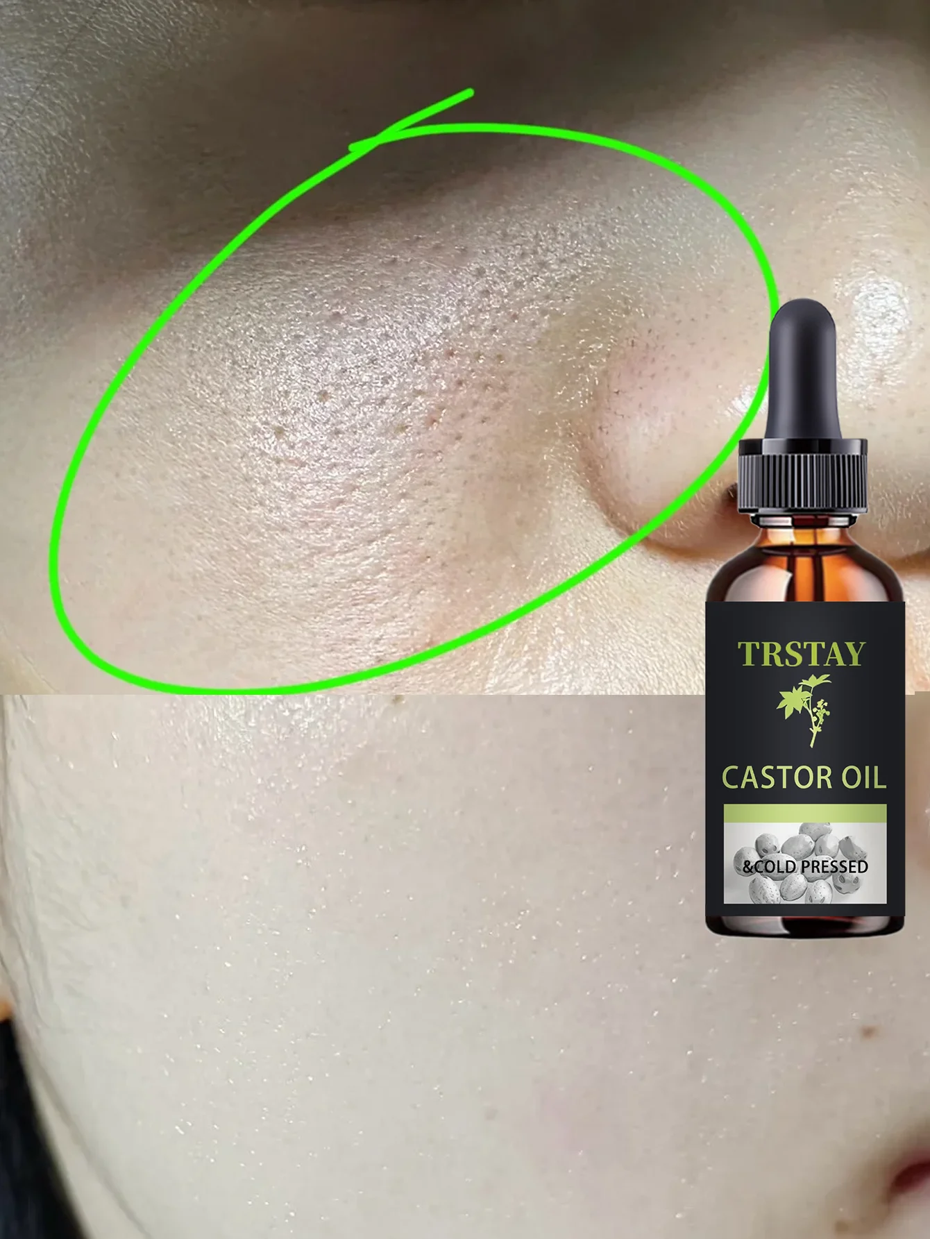 Hydrating facial serum with essential oils deep nourishment shrink pores restore smooth skin whitening effects for radiant compl - Image 3