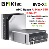 GMKtec EVO-X2 AI Mini PC AMD Ryzen Al Max+ 395 128GB LPDDR5X 8000MHz (16GB*8) 2TB PCIe 4.0 SSD WiFi 7 BT5.4 Mini Gaming Computer