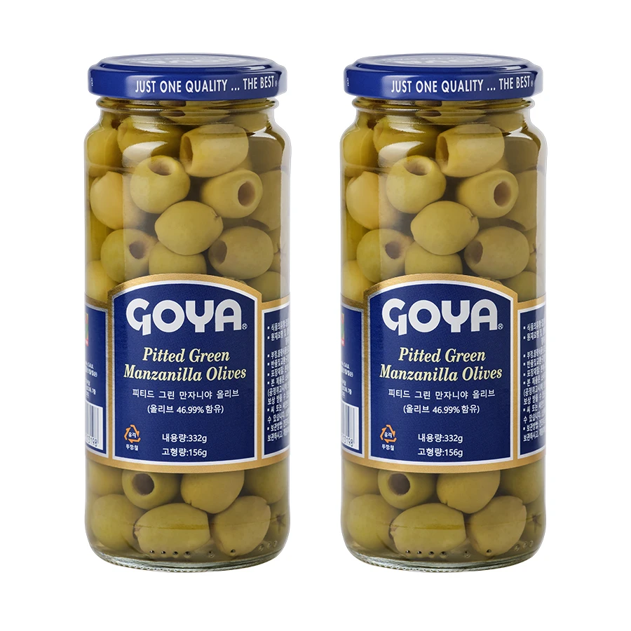 Goya-aceitunas verdes Manxaniya, 332G x 2