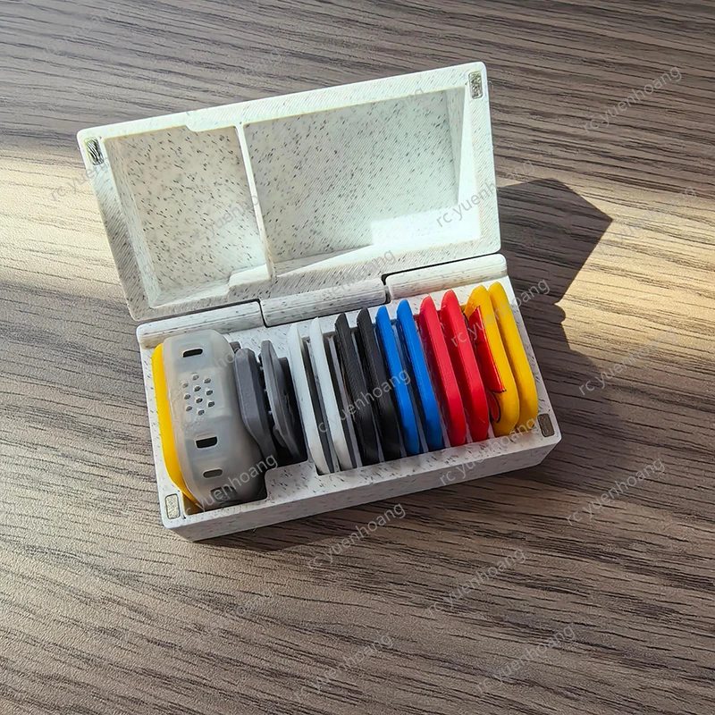 1PCS For DJI Mic Mini 2/2S Microphone Transmitter 3D Printed Storage Box Magnetic Front Cover Storage Case 47x30x30mm 70x30x30mm