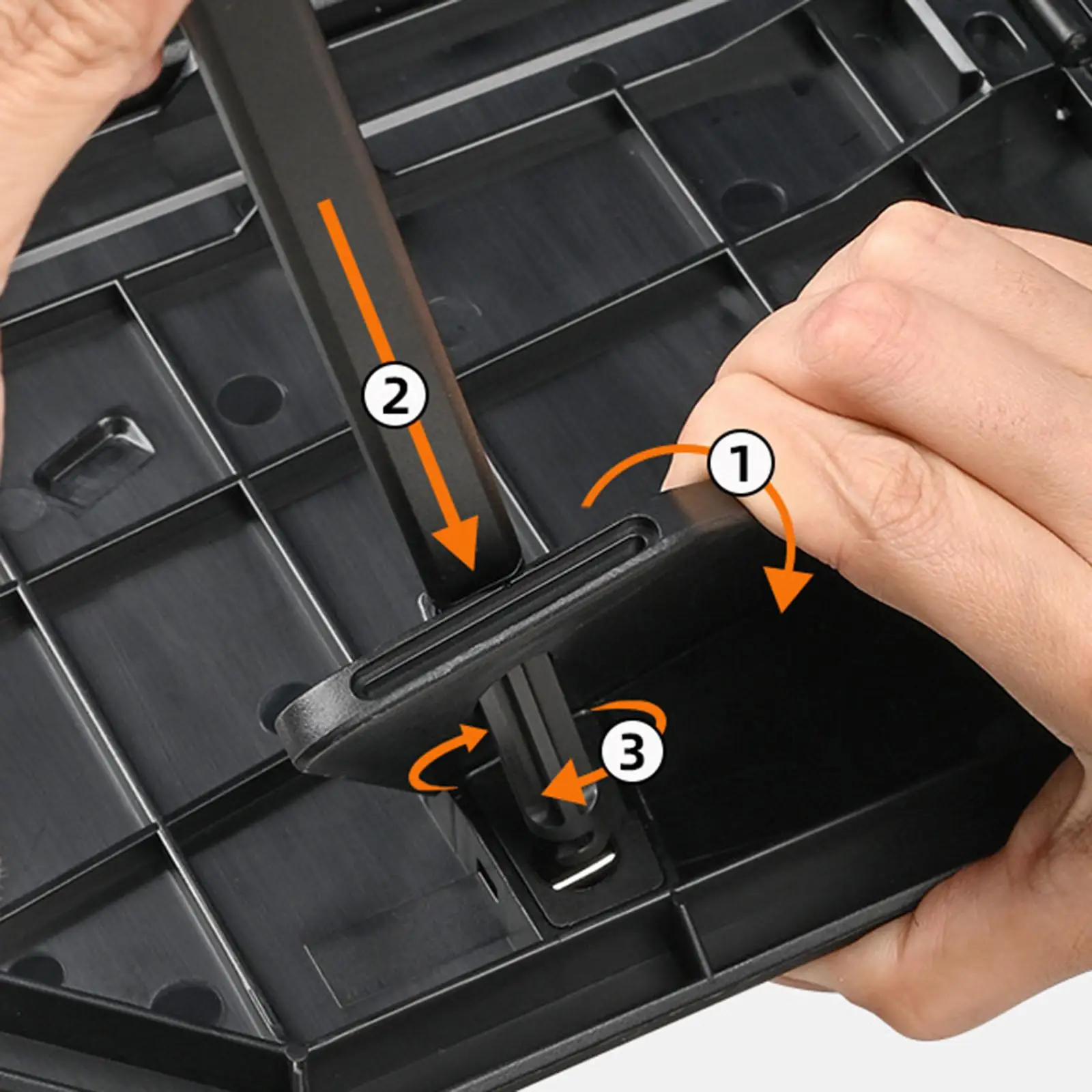 Dual Purpose Table ShineTrip 05 Series Ultralight Outdoor Camping Portable Table Folding Abs Desktop and Aluminum Stand #6