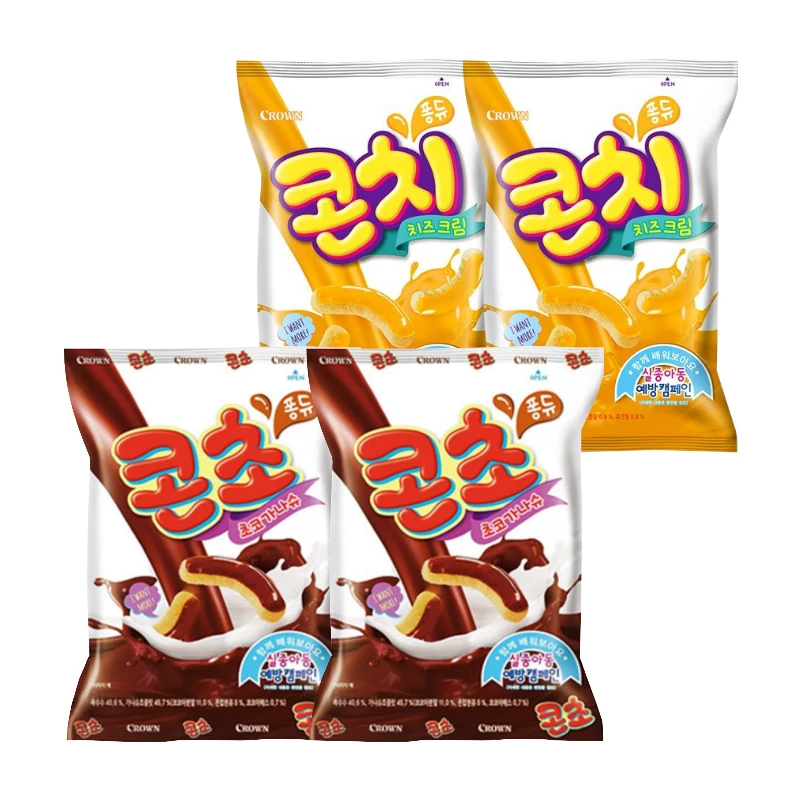 크라운 콘초 110g 2개+콘치 110g 2개