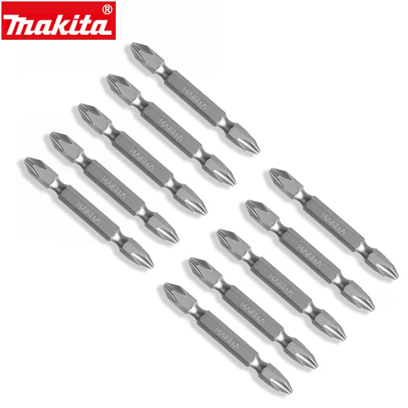 Makita Double End Screwdriver Bits D-31653 Original PH2 Super Magnetic Bits PH2 Cross Drill Bit For Electric Driver Power Tools