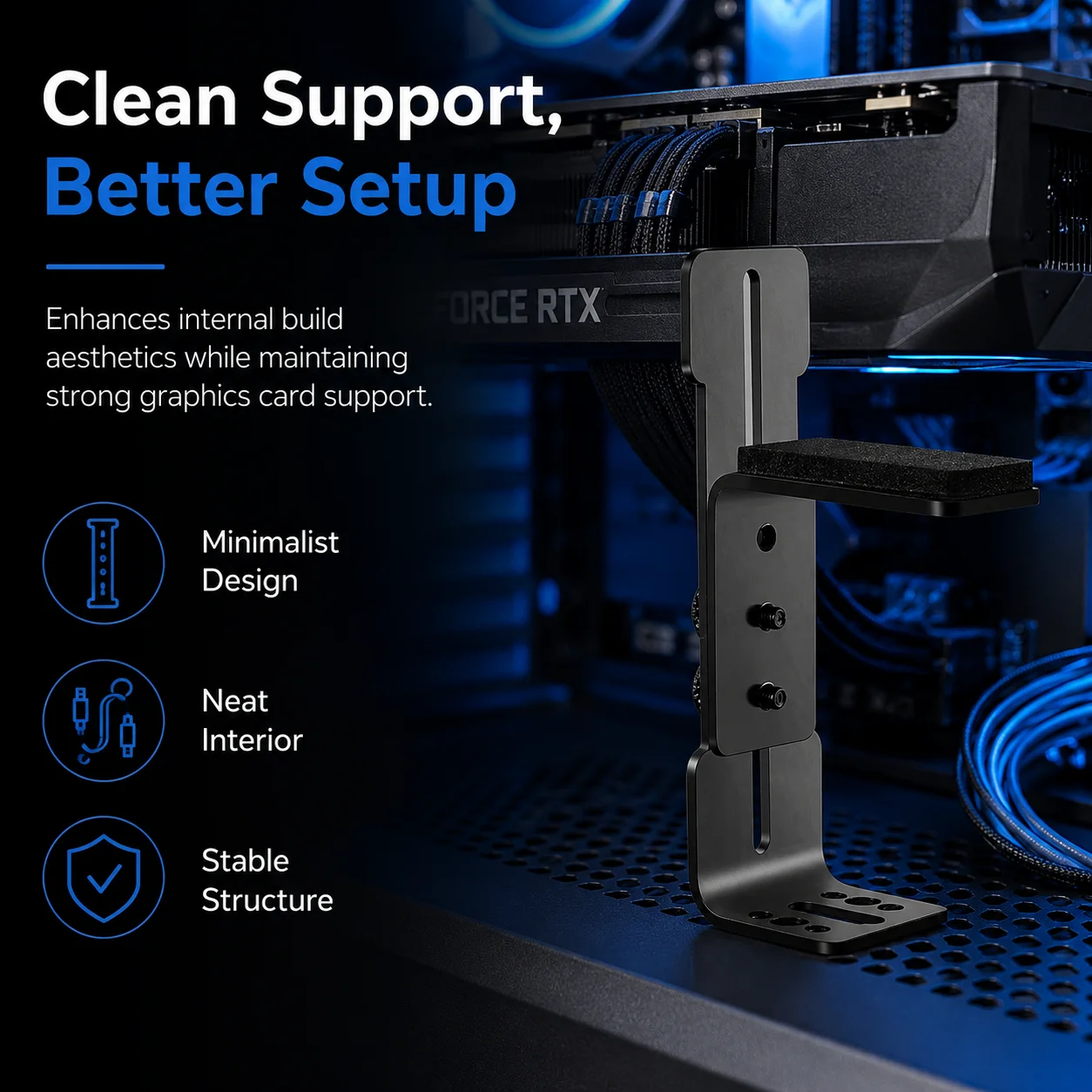 �y�Z�[�����z�V���[�V�t�@���ʒu�O���t�B�b�N�X�J�[�h�u���P�b�g 6-96mm �X���C�h�����\�ȃR���s���[�^�O���t�B�b�N�X�J�[�h�z���_�[ GPU �u���[�X RTX 4090 �p