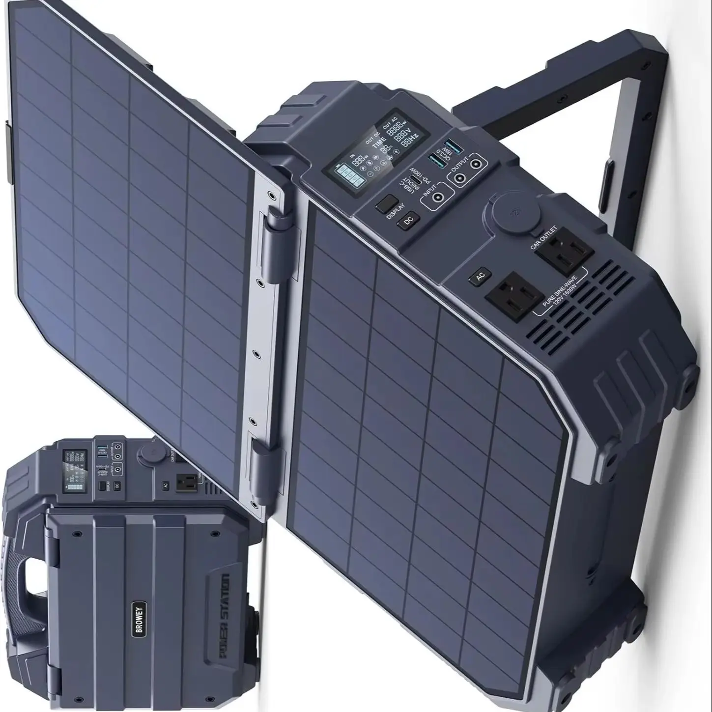 Best Seller 2025 New 1600W Portable Outdoor Power Station AC & 1024Wh
