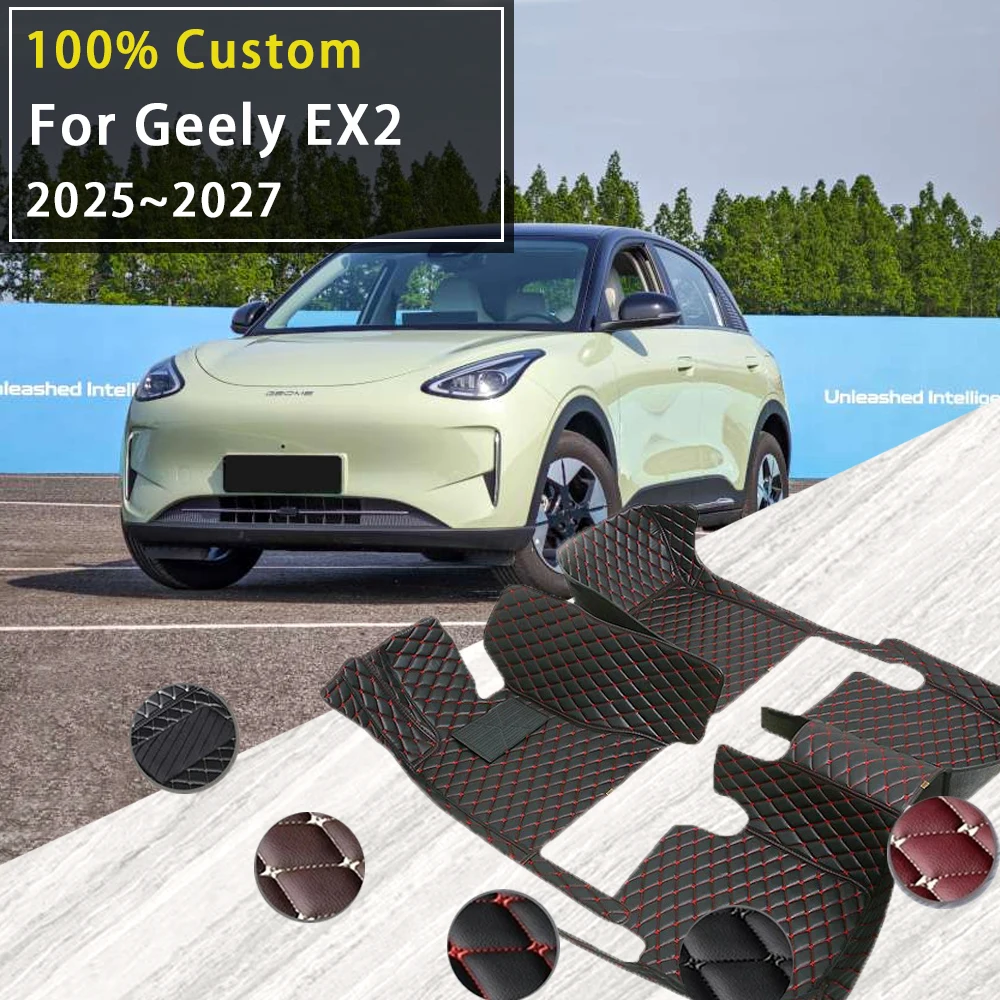 

Car Floor Mats For Geely EX2 Xingyuan Proton eMas 5 2025 2026 2027 Waterproof Pads Foot Carpets Floor Covers Auto Accessories