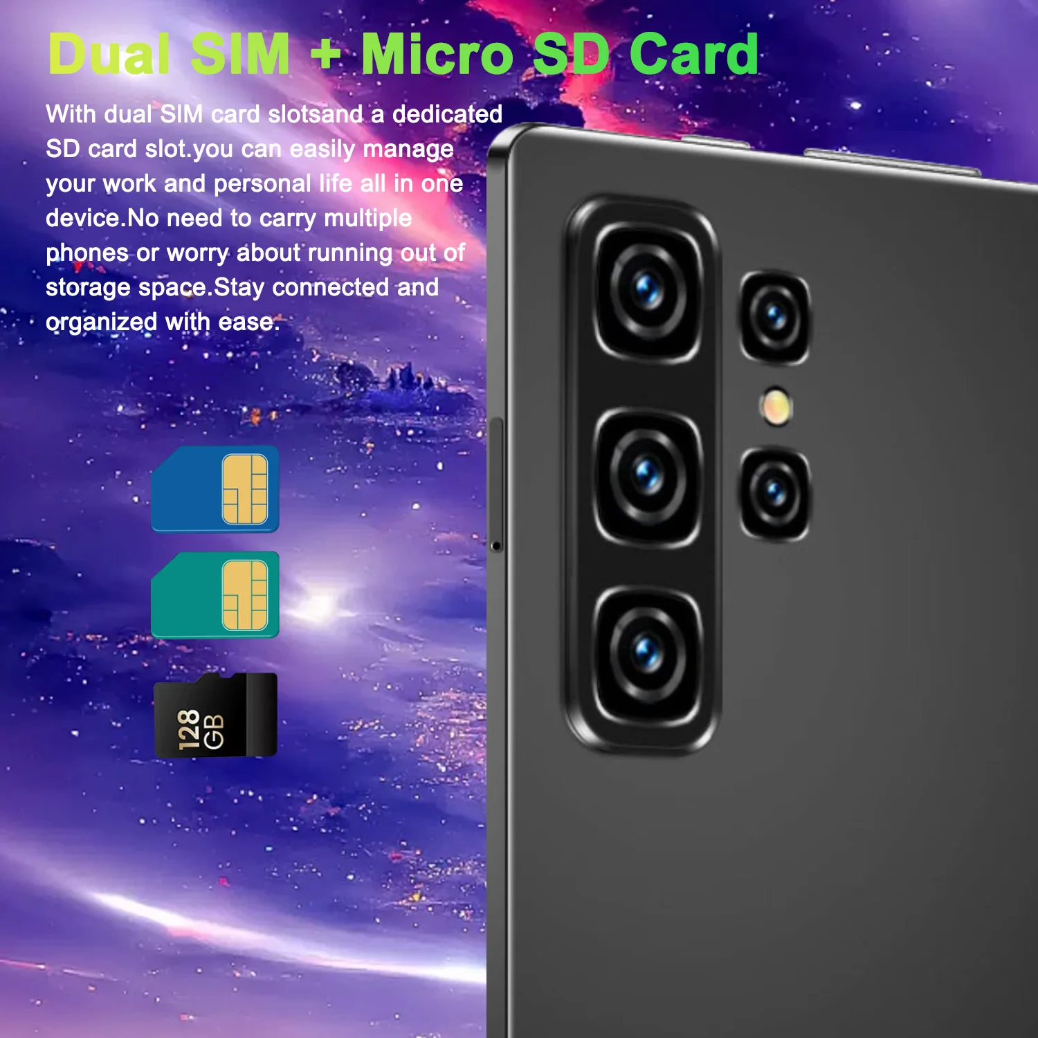 2026 Original Tablet 10.36 inch 20000mah Android 13 Global 16GB 1TB 5G Dual SIM WIFI 14 Core HD Full Screen Network Global GPS