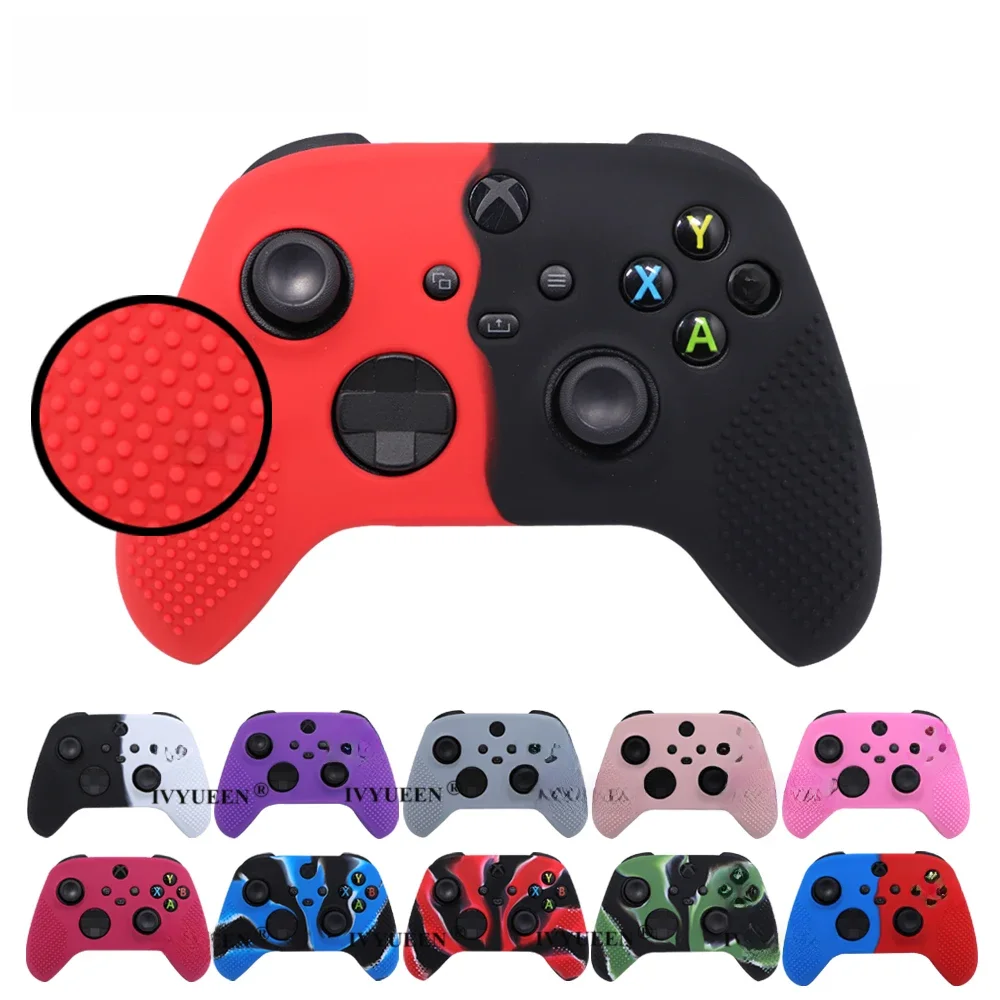 IVYUEEN MixColor peau de protection en Silicone pour XBox série S X XSS XSX contrôleur capuchons de poignée de manette de jeu housse de protection