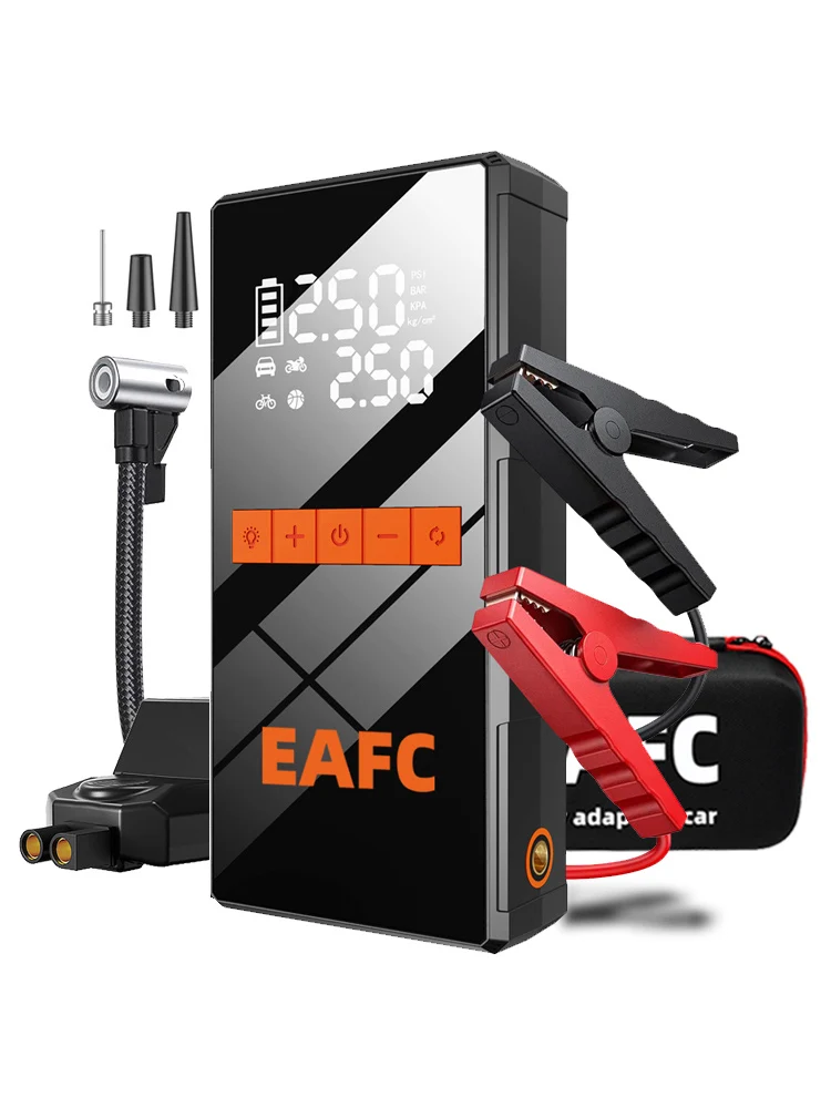 EAFC 150PSI Pompka Powietrzna Rozruchowa do Samochodu, Awaryjny Booster Akumulatora 5000A, Przenośny Power Bank do Rozruchu Samochodu, Urządzenie do Rozruchu Samochodu — 2