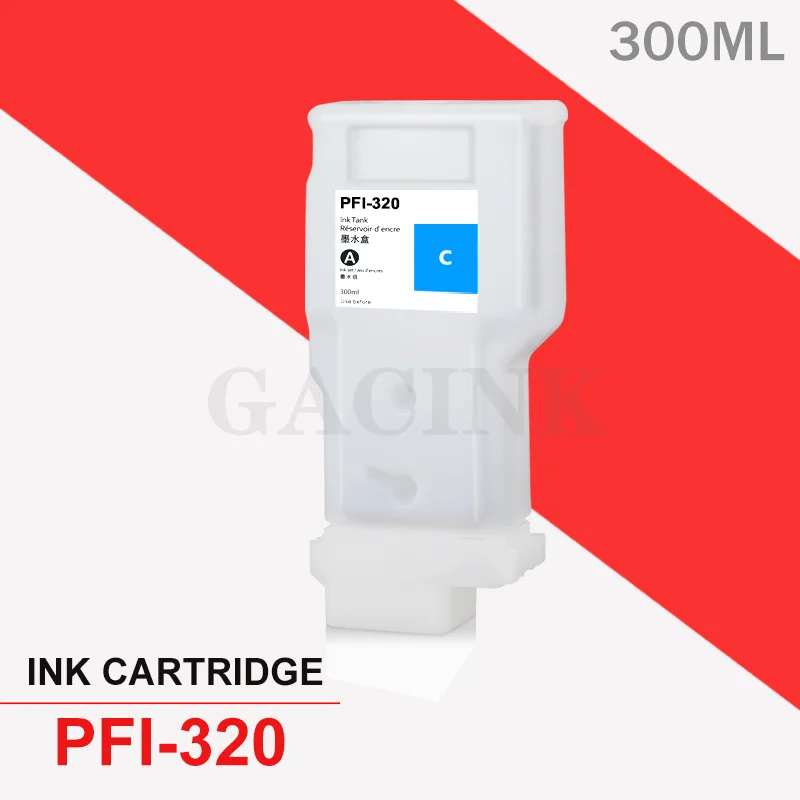 PFI-320 PFI320 PFI 320 Refillable Ink Cartridge For Canon TM200 TM205 TM300 TM305 200 205 300 305 Printer Without Chip