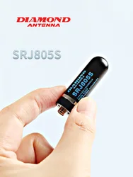 Japanse Diamond Nieuwe Product SRJ805S Uv Dual-Segment Ultra-Korte Mini Bullet Handheld Walkie-Talkie Antenne 4.5cm