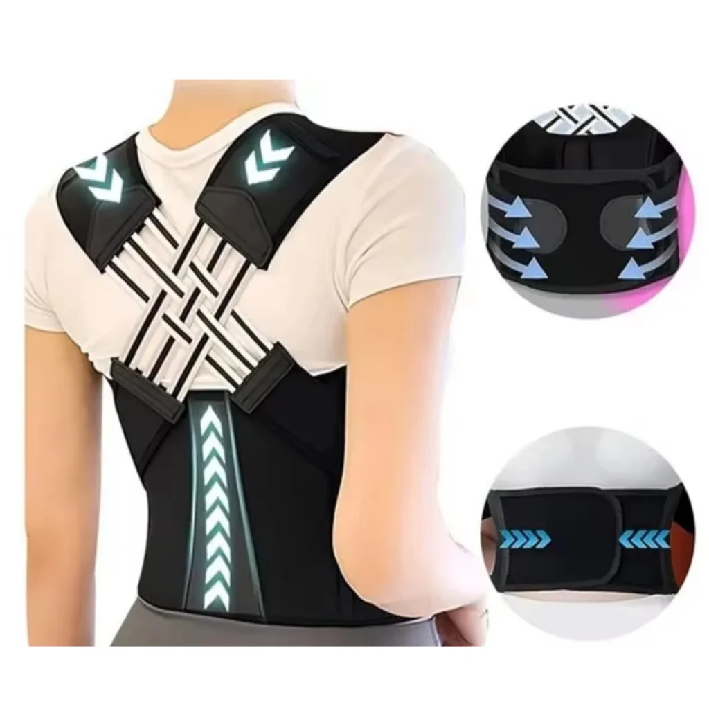 مصحح وضع قابل للتعديل للرجال والنساء ، دعم الرقبة والكتف ، حزام تخفيف الألم ، مستقيم Spi