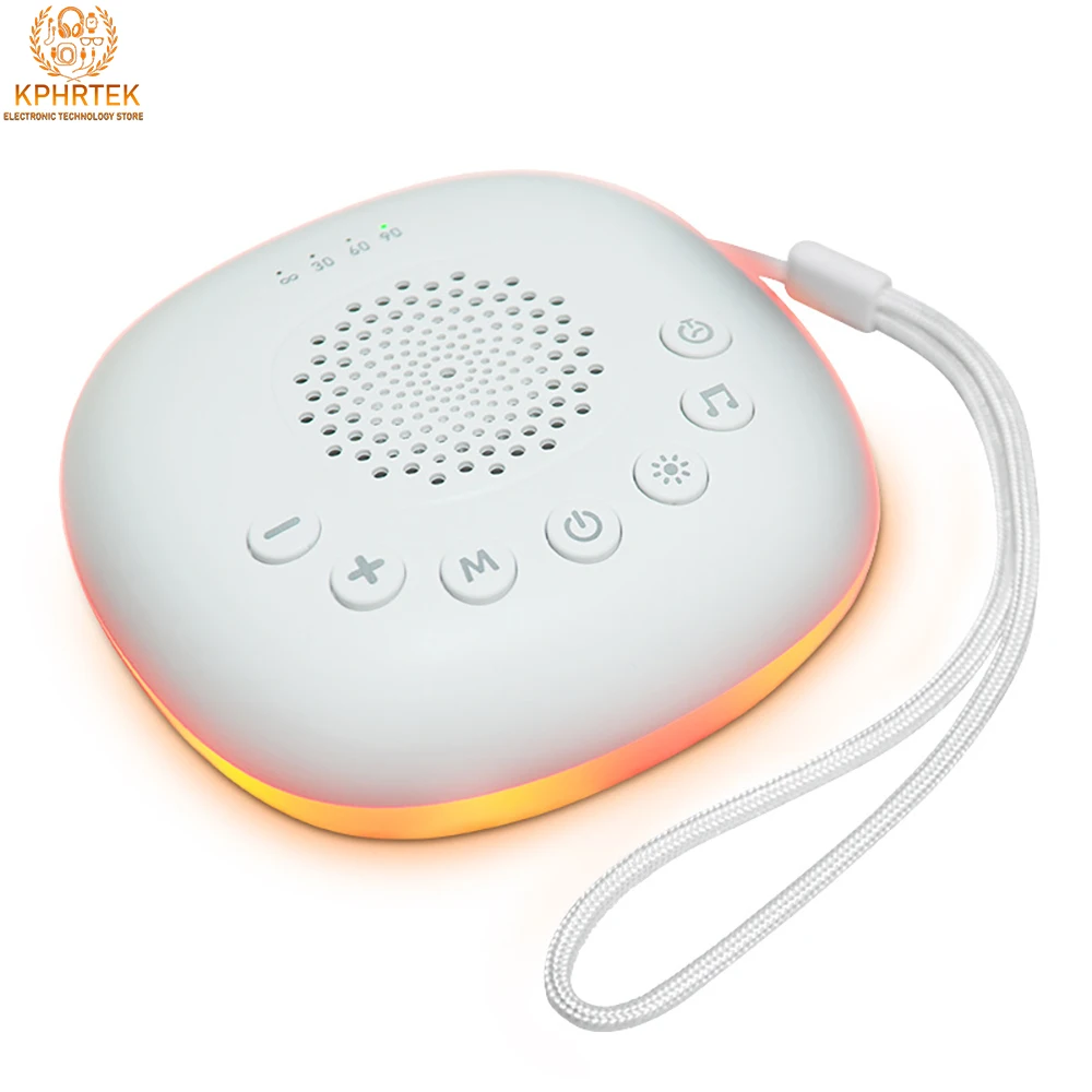 

New Portable Home Travel Smart Sleep Instrument White NoiseChildren Soothing Night Light Music Light Sleep Instrument