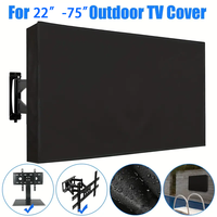 Outdoor TV Cover 22'' To 70'' Inch Weatherproof and Waterproof  TV Screen for Outside TV Enclosure Moving TV Display Protectors