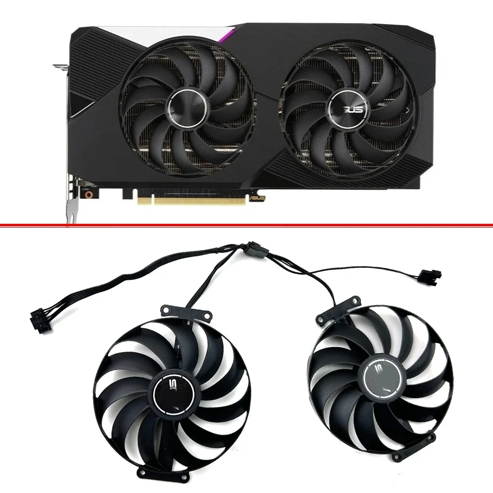 NOWOŚĆ Wentylator chłodzący 95MM FDC10U12S9-C 7PIN RTX3070TI 3060TI GPU do kart graficznych ASUS Dual GeForce RTX 3060 3070 V2 OC Edition — zdjęcie produktu 7