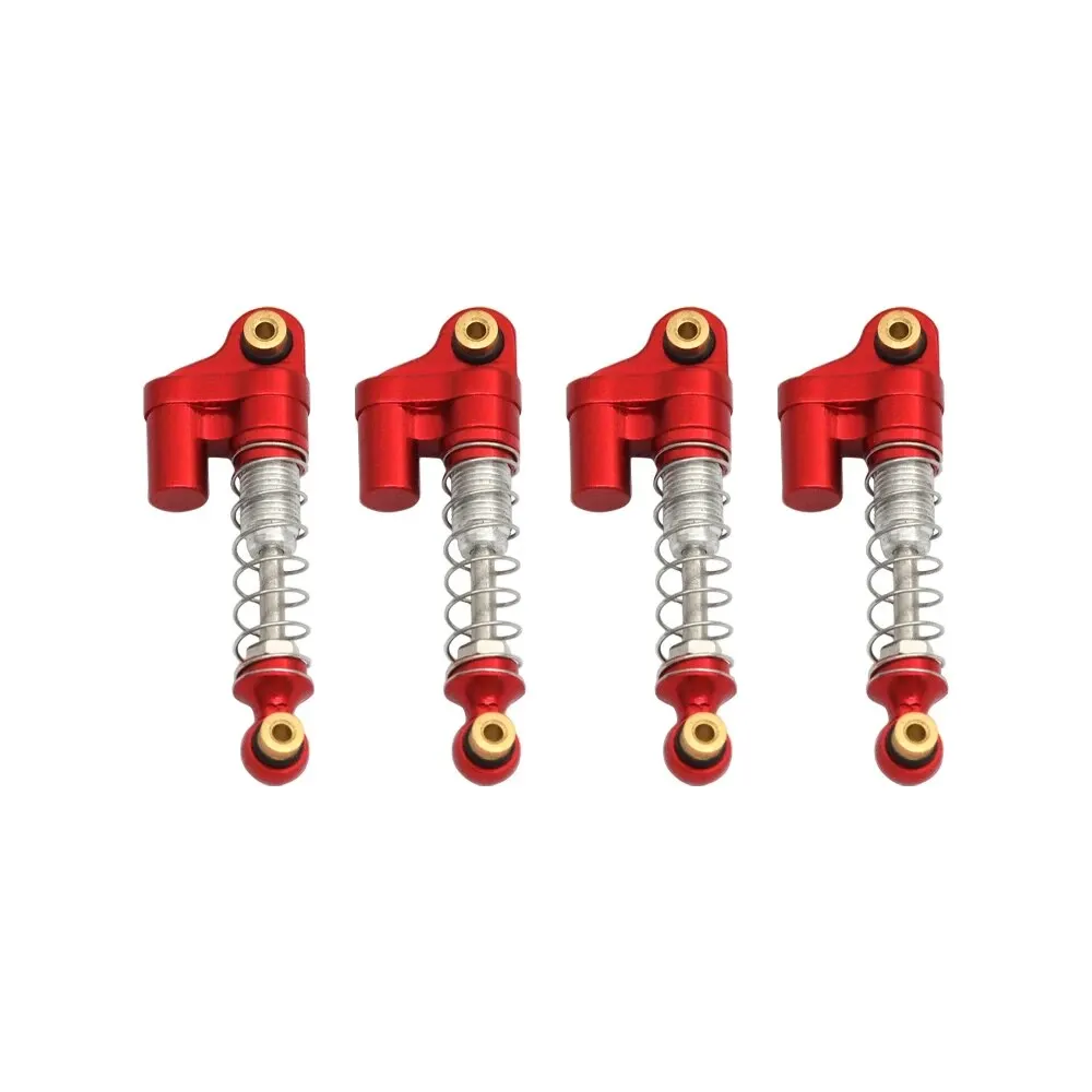 4 PCS Aluminum Shock Absorber Damper Upgrade 32mm For 1/24 RC Car Axial SCX24 90081 Micro Track Car Parts