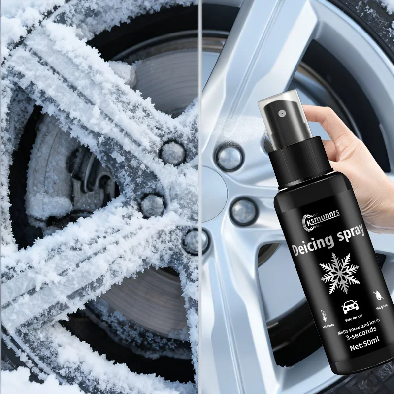 Car Wheel De-icing Spray — Quickly melts ice and prevents freezing | Keeps wheels running smoothly | Winter protection and care