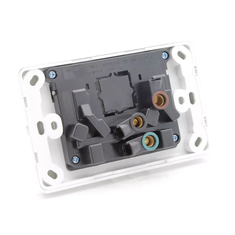 10A GPO نقاط الطاقة المزدوجة 240 فولت الاتحاد الافريقي الكلاسيكية مفتاح الإضاءة لوحة نوع-I مفتاح تحكم واحد دوللي الروك المرآب التوصيل نقطة