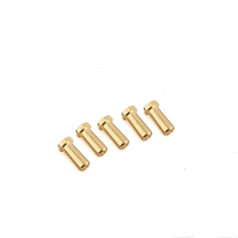 5/10/20 Pcs Gold Plated 5.0mm 14mm Banana Plug Bullet Low Profile Male Female Connector for RC Lipo Battery ESC Motor Car Boat