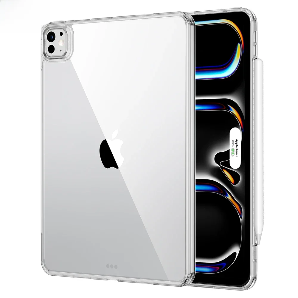 Esr für ipad pro 11 2024 klares gehäuse für ipad pro 13 zoll projekt null schlank weich tpu