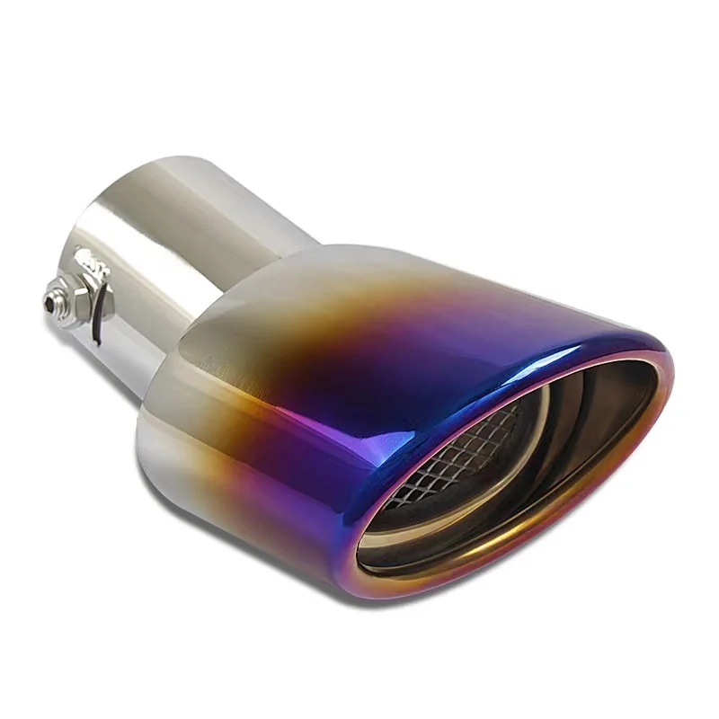 

2018-20 Toyota IZOA CHR Car Rear Tail Throat Muffler Exhaust Pipe Tip 60mm Stainless Steel Single Outlet Auto Accessories