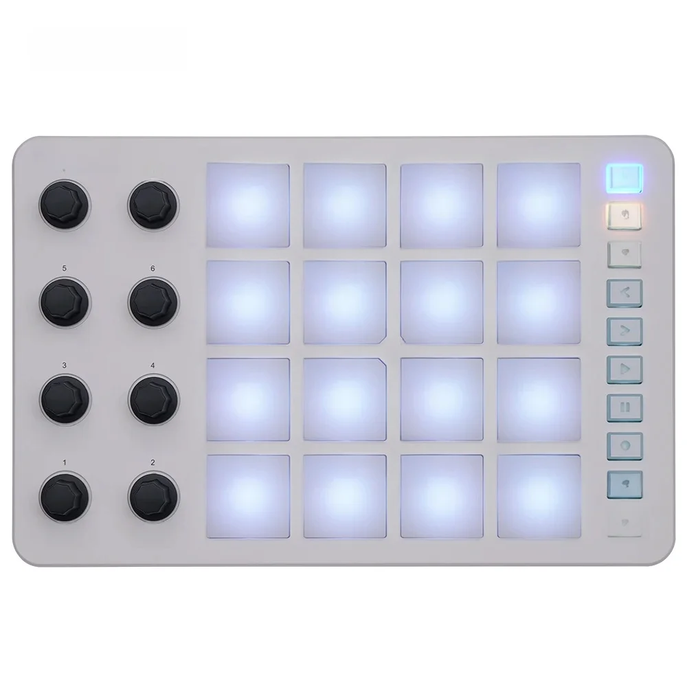 M-VAVE capacité I Contrmatérielle Strike Pad Effacité du rétroéclairage RVB I Clavier Connexion BT Faible latence 3.5mm Capacité de l'interface de sortie I Pad SMC-PAD