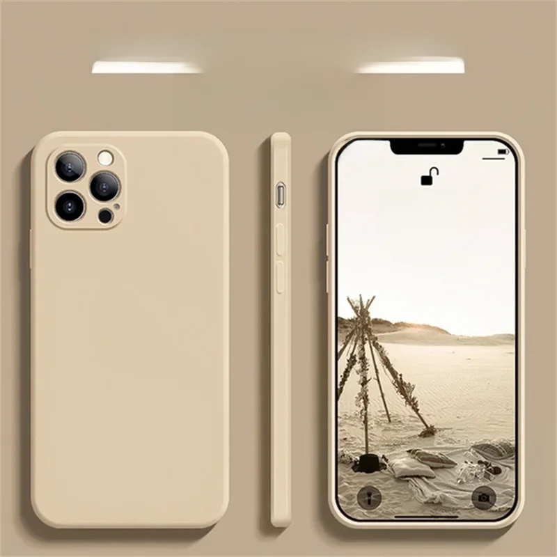 Luxus Mode Flüssigkeit Silikon Fall Für iPhone 15 14 13 12 11 15 Pro Max Telefon Fällen X XR XS 8 14 15 Plus Stoßfest Zurück Abdeckung