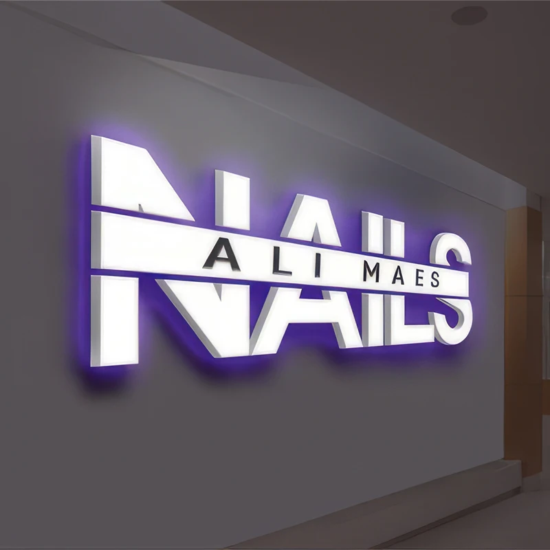 

Customized Led Channel Letters Outdoor Store Signage 3D Acrylic Logo Sign