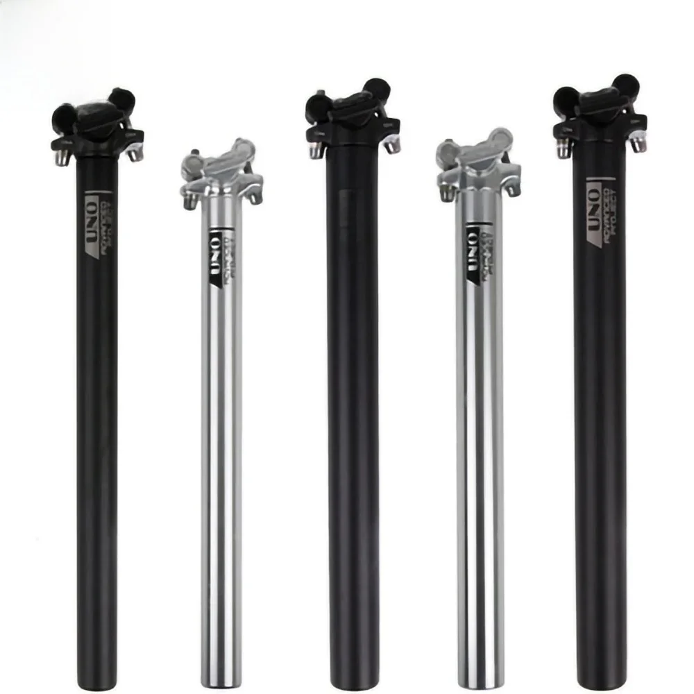 AliExpress NONE UNO Bike Seat Post Ultralight Aluminum MTB Seatpost 25.4/27.2/28.6/30.9/31.6*350/400mm Road Mountain Bicycle Seat Tube Parts